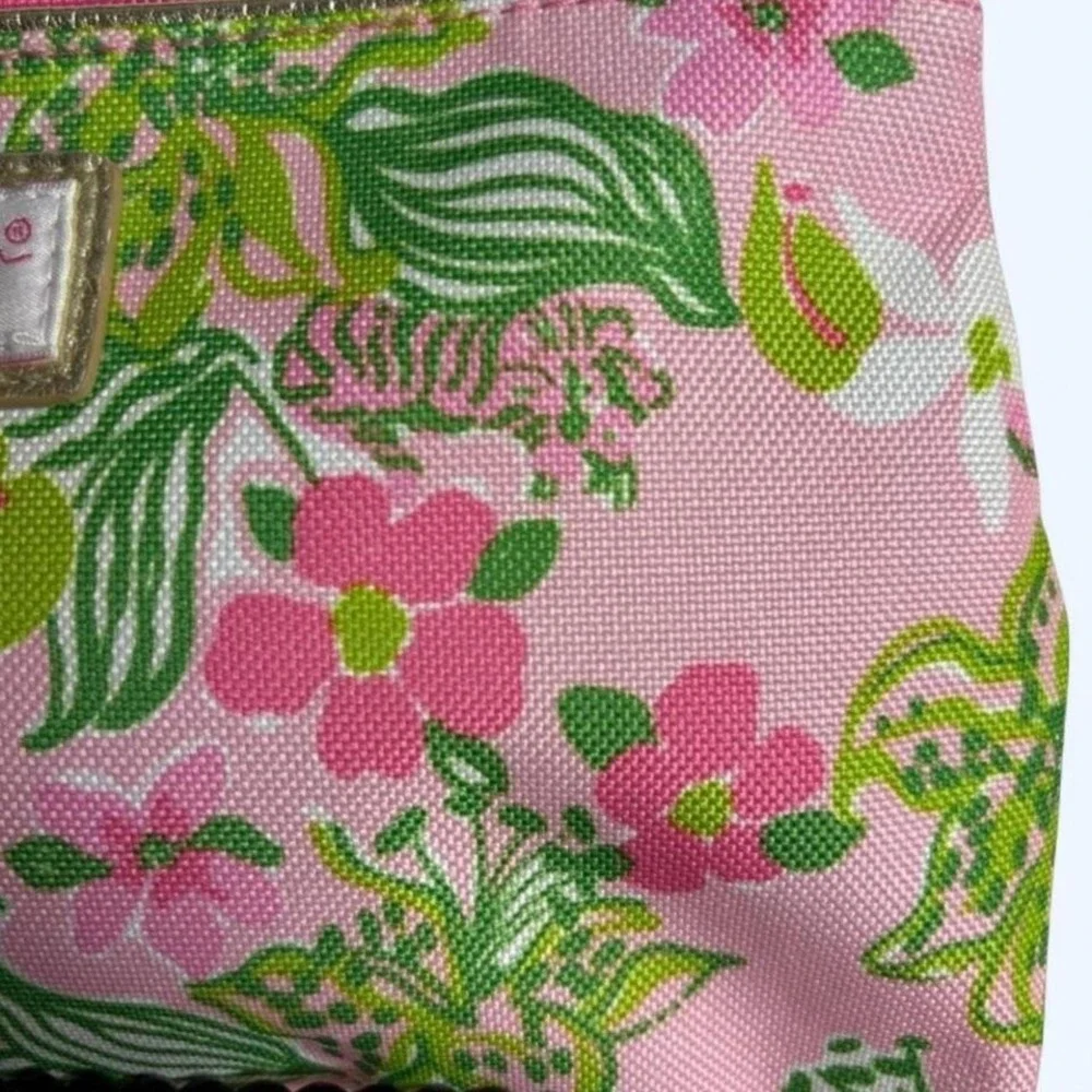 Lilly Pulitzer for Estée‎ Lauder Pink & Green Floral Makeup Bag